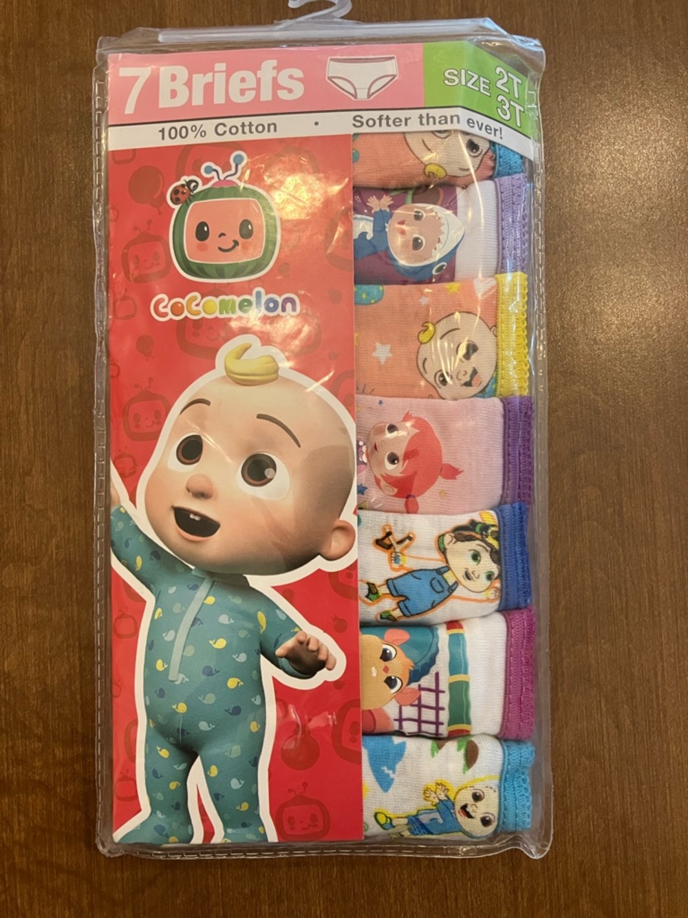 CoComelon 7-Pack Toddler Girl Briefs - Multicolor
